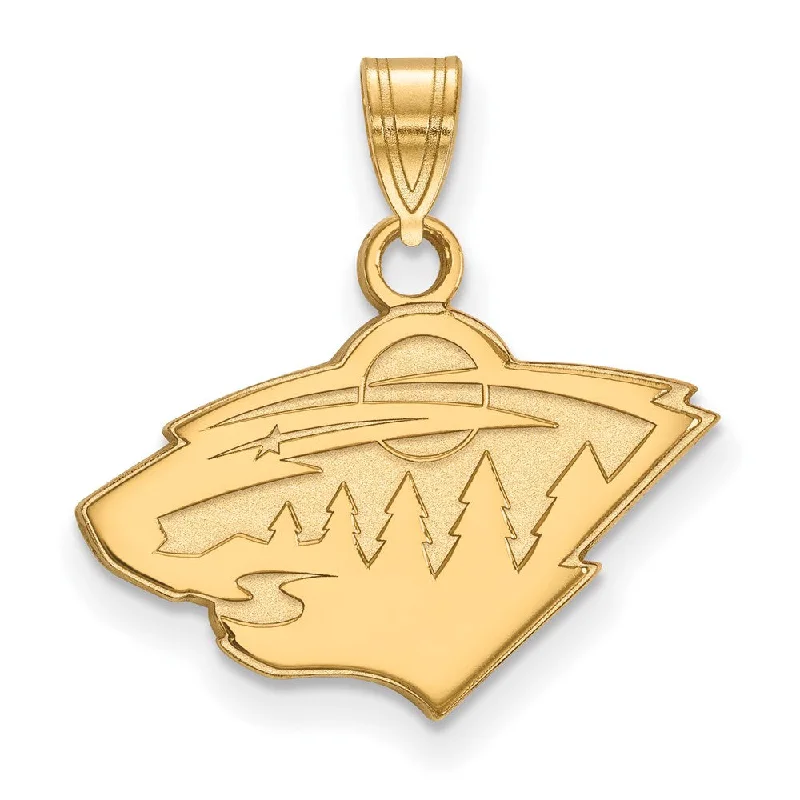 Exclusive Jewelry Sale – Sparkle For Less 10k Yellow Gold NHL Minnesota Wild Small Pendant Exclusive Jewelry Sale – Sparkle For Less 10k Yellow Gold NHL Minnesota Wild Small Pendant