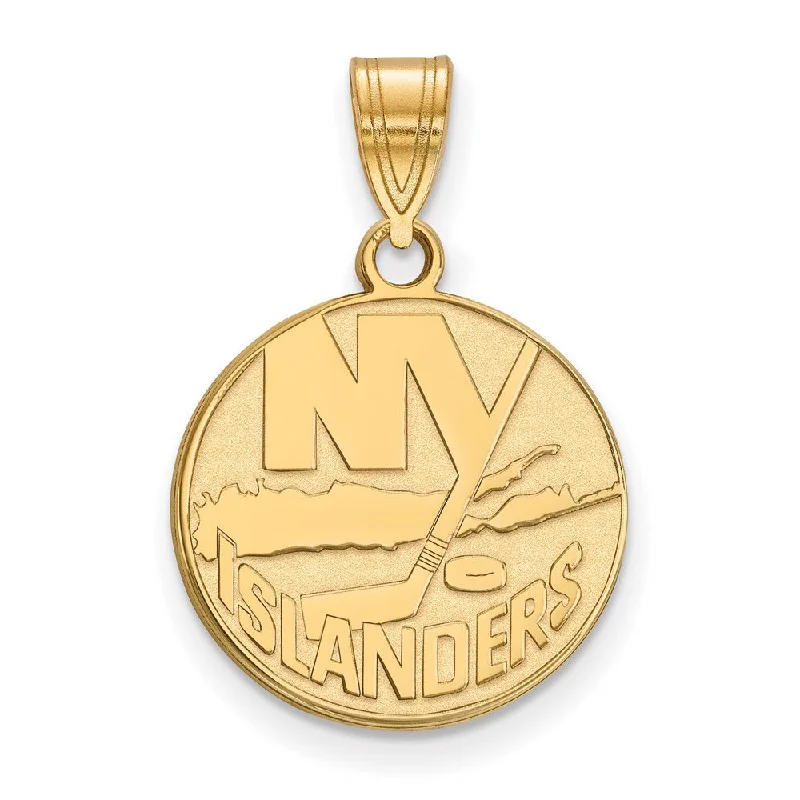 Limited-Time Jewelry Sale – Elegant Styles At Less 10k Yellow Gold NHL New York Islanders Medium Disc Pendant Limited-Time Jewelry Sale – Elegant Styles At Less 10k Yellow Gold NHL New York Islanders Medium Disc Pendant