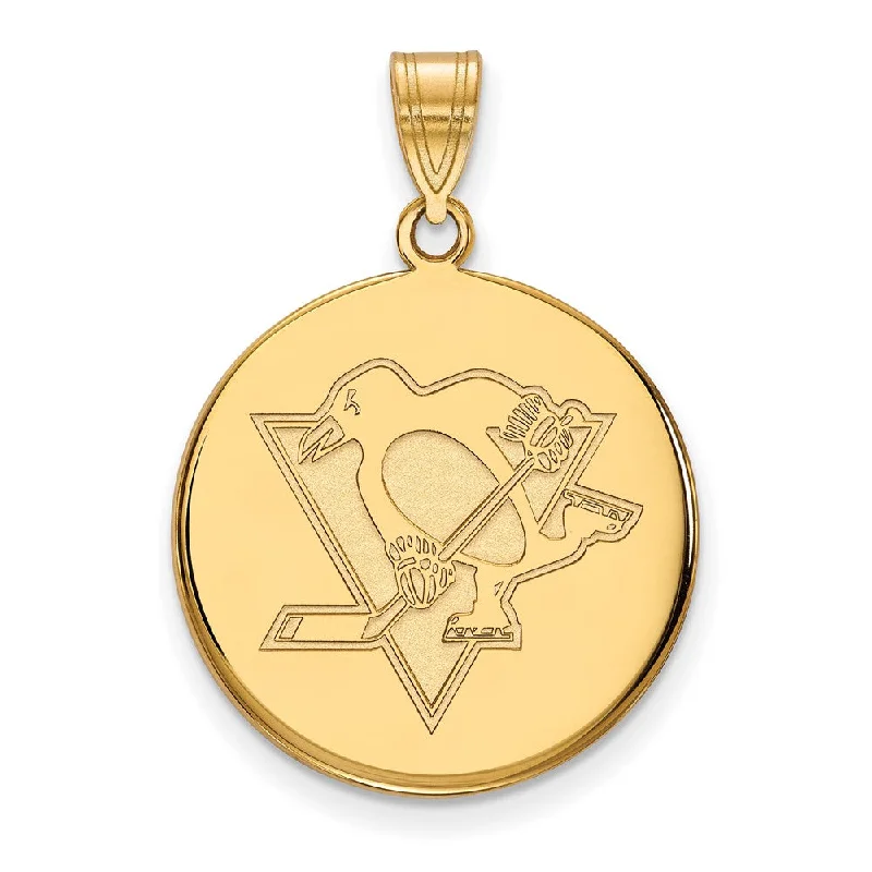 Jewelry Sale – Exclusive Styles At Lower Prices 10k Yellow Gold NHL Pittsburgh Penguins Large Disc Pendant Jewelry Sale – Exclusive Styles At Lower Prices 10k Yellow Gold NHL Pittsburgh Penguins Large Disc Pendant