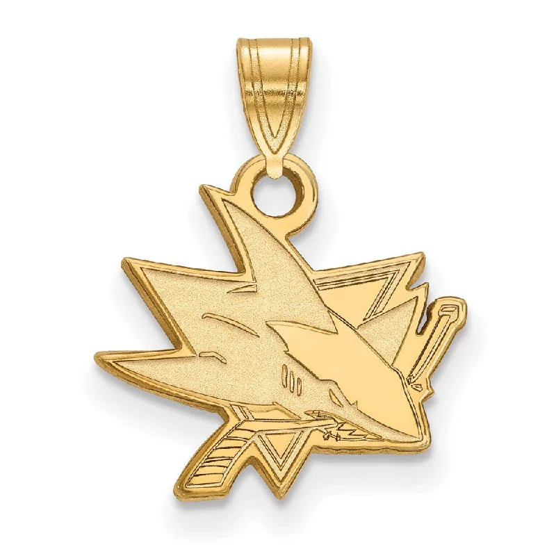 Grab Your Favorite Jewelry At The Lowest Prices 10k Yellow Gold NHL San Jose Sharks Small Pendant Grab Your Favorite Jewelry At The Lowest Prices 10k Yellow Gold NHL San Jose Sharks Small Pendant