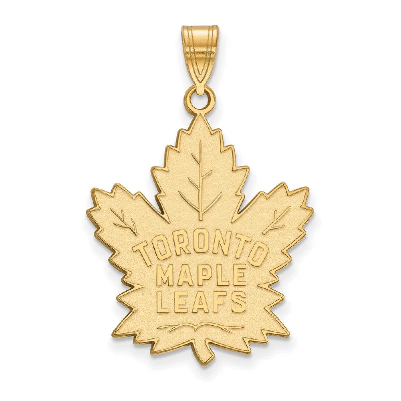 Exclusive Jewelry Markdowns – Limited-Time Offer 10k Yellow Gold NHL Toronto Maple Leafs XL Pendant Exclusive Jewelry Markdowns – Limited-Time Offer 10k Yellow Gold NHL Toronto Maple Leafs XL Pendant