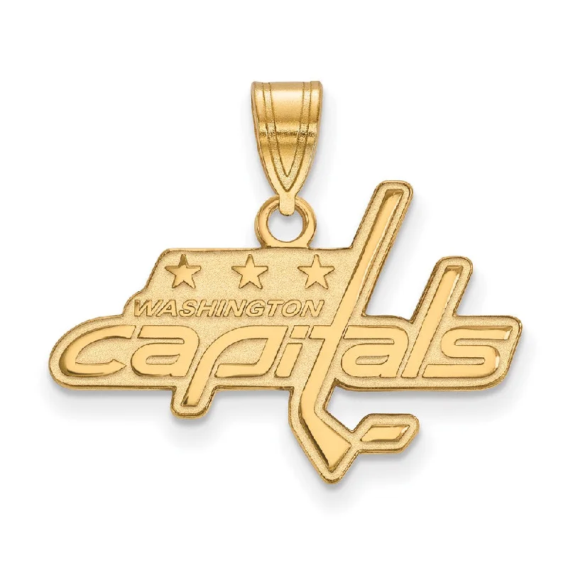 Special Deals On Handcrafted And Designer Jewelry 10k Yellow Gold NHL Washington Capitals Medium Pendant Special Deals On Handcrafted And Designer Jewelry 10k Yellow Gold NHL Washington Capitals Medium Pendant