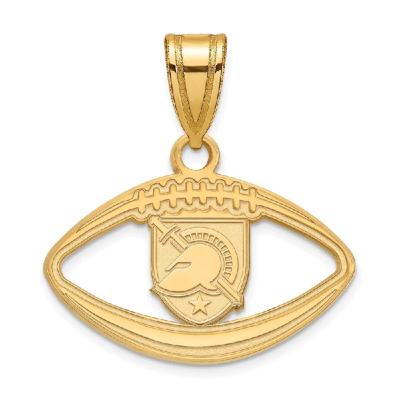 Stunning Jewelry Pieces At The Lowest Prices Ever 14k Gold Plated Silver Military Academy Football Pendant Stunning Jewelry Pieces At The Lowest Prices Ever 14k Gold Plated Silver Military Academy Football Pendant