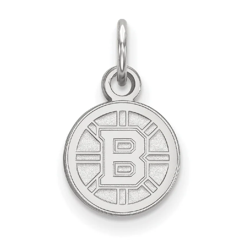 Handcrafted Beauty At Affordable Prices 14k White Gold NHL Boston Bruins XS (Tiny) Disc Charm or Pendant Handcrafted Beauty At Affordable Prices 14k White Gold NHL Boston Bruins XS (Tiny) Disc Charm or Pendant