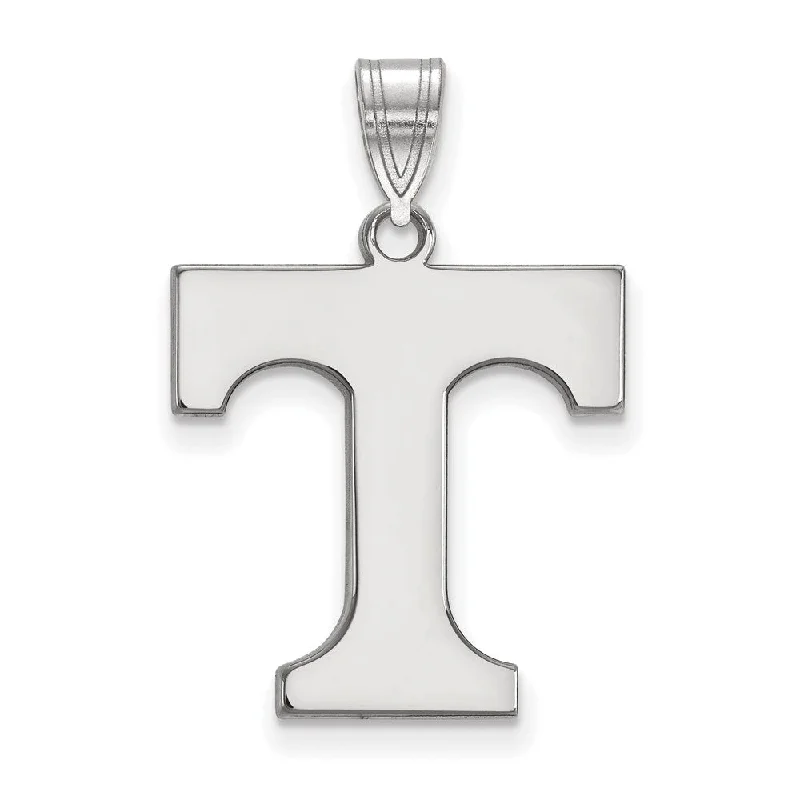 Your Dream Jewelry At Dream Prices 14k White Gold U. of Tennessee Large Initial T Pendant Your Dream Jewelry At Dream Prices 14k White Gold U. of Tennessee Large Initial T Pendant