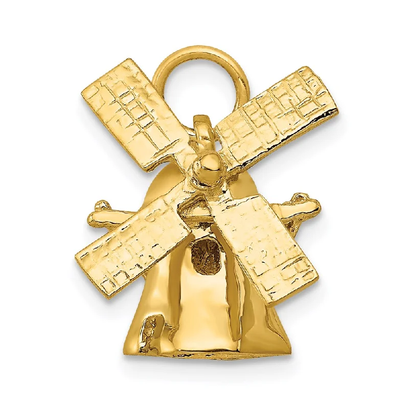 Unique Jewelry For Less – Shop The Sale Now 14k Yellow Gold 3D Moveable Windmill Charm Unique Jewelry For Less – Shop The Sale Now 14k Yellow Gold 3D Moveable Windmill Charm