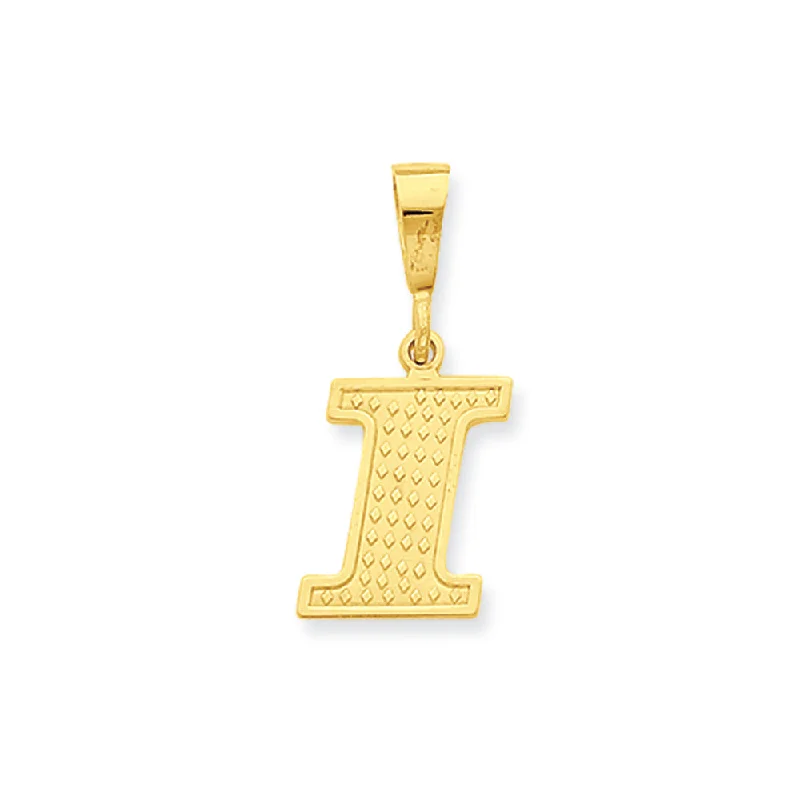 Shine In Style – Shop Jewelry Discounts Today 14k Yellow Gold, Ashley Collection, Textured Initial I Pendant Shine In Style – Shop Jewelry Discounts Today 14k Yellow Gold, Ashley Collection, Textured Initial I Pendant