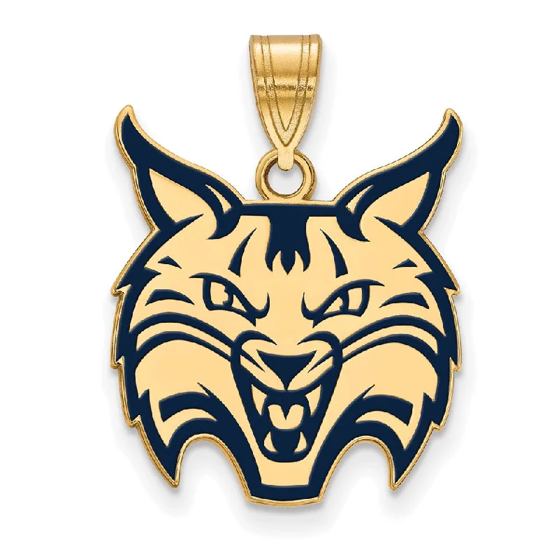Grab Stylish Jewelry Before The Sale Ends 14K Yellow Gold Plated Sterling Silver Quinnipiac U. LG Enamel Pendant Grab Stylish Jewelry Before The Sale Ends 14K Yellow Gold Plated Sterling Silver Quinnipiac U. LG Enamel Pendant