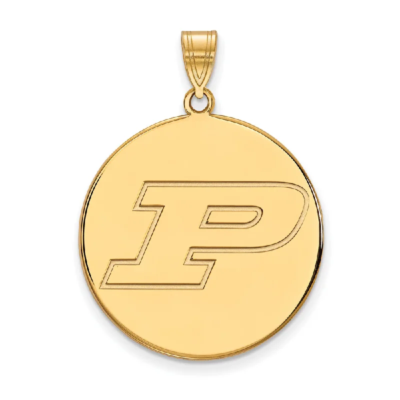 Timeless Jewelry Styles At Wallet-Friendly Prices 14k Yellow Gold Purdue XL Initial P Disc Pendant Timeless Jewelry Styles At Wallet-Friendly Prices 14k Yellow Gold Purdue XL Initial P Disc Pendant