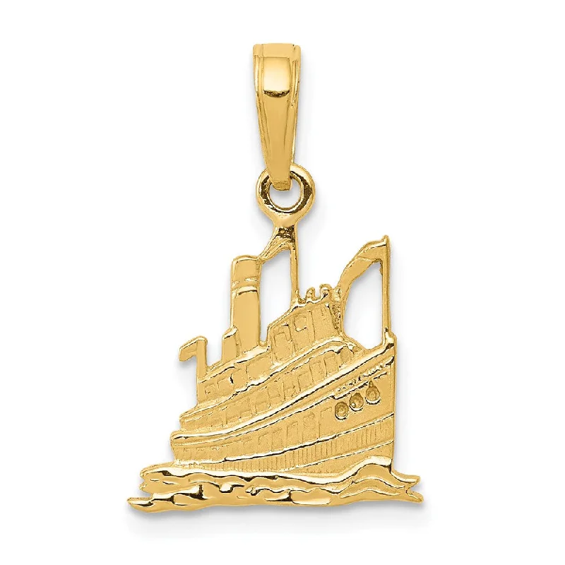 Personalized Jewelry Sale – Unique Pieces At Great Prices 14k Yellow Gold Small Cruise Ship Pendant Personalized Jewelry Sale – Unique Pieces At Great Prices 14k Yellow Gold Small Cruise Ship Pendant
