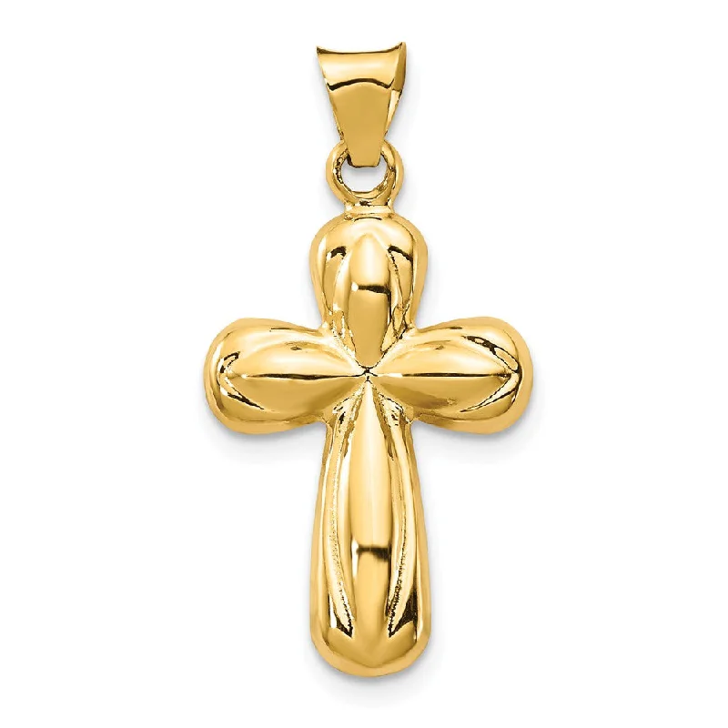 Get Ready To Sparkle – Special Jewelry Discounts 14k Yellow Gold Small Polished 3D Reversible Cross Pendant, 14 x 27mm Get Ready To Sparkle – Special Jewelry Discounts 14k Yellow Gold Small Polished 3D Reversible Cross Pendant, 14 x 27mm