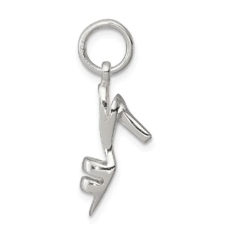 Special Offers On Handcrafted And Designer Jewelry Sterling Silver 3D Polished High Heel Shoe Pendant Special Offers On Handcrafted And Designer Jewelry Sterling Silver 3D Polished High Heel Shoe Pendant