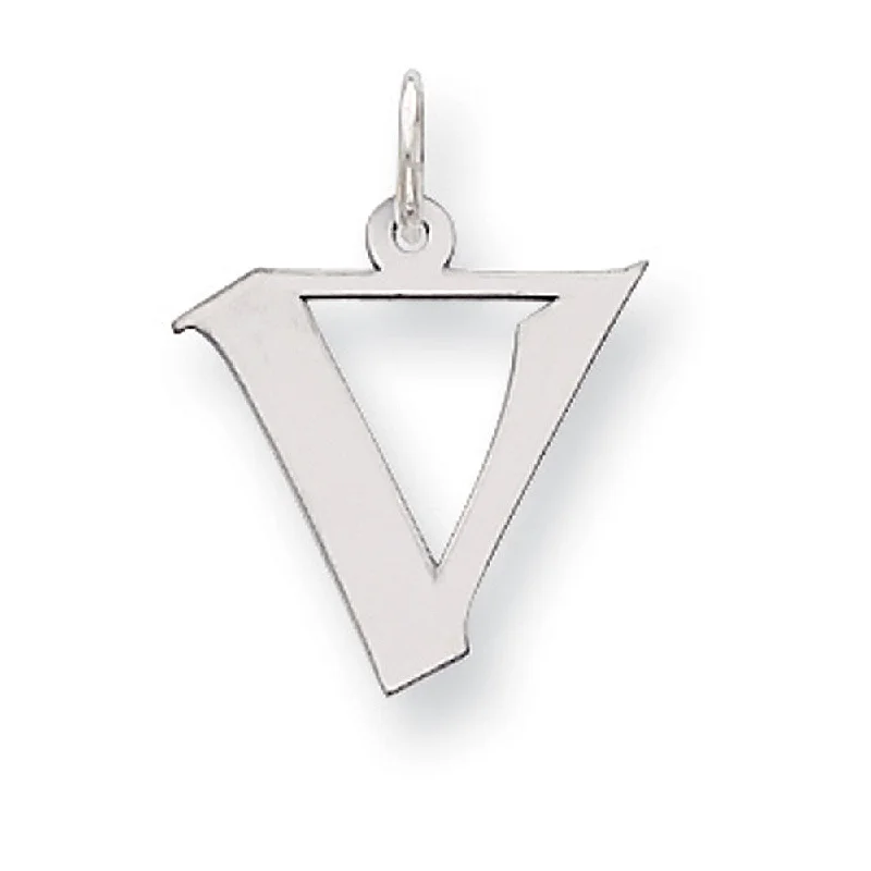 Jewelry Flash Sale – Stylish Designs At Unbeatable Rates Sterling Silver Karlie Collection Artisan Block Initial Charm Letter V Jewelry Flash Sale – Stylish Designs At Unbeatable Rates Sterling Silver Karlie Collection Artisan Block Initial Charm Letter V