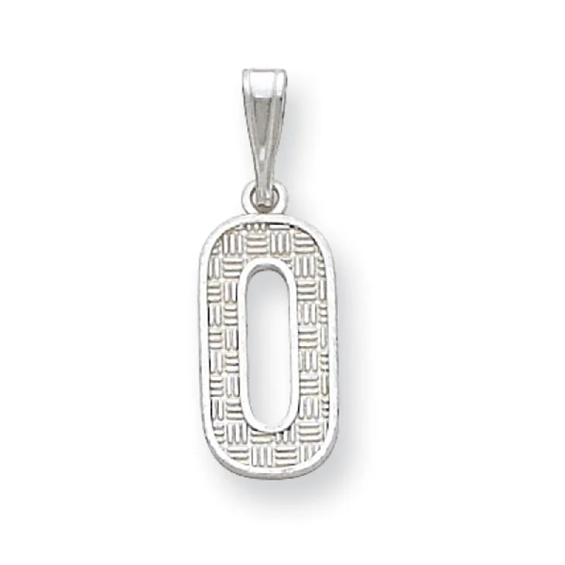 Don't Miss Out On Jaw-Dropping Jewelry Discounts Sterling Silver, Sami Collection, Textured Block Initial O Pendant Don't Miss Out On Jaw-Dropping Jewelry Discounts Sterling Silver, Sami Collection, Textured Block Initial O Pendant