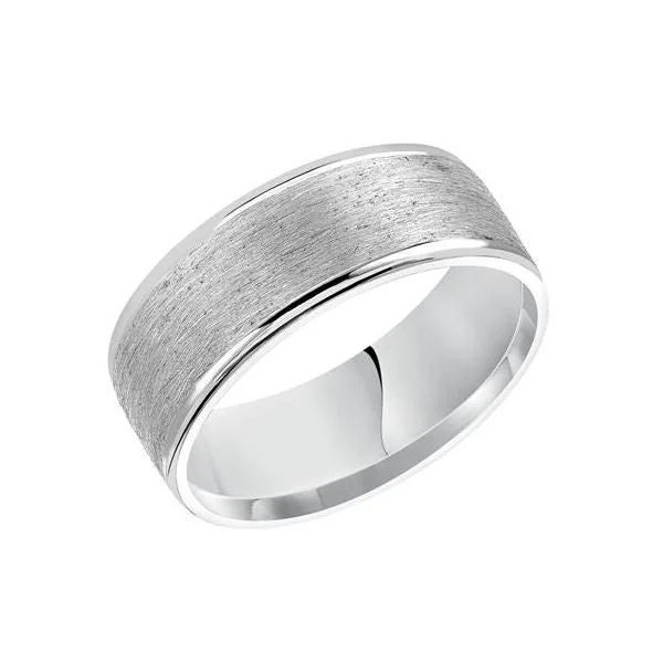 Shop Modern Jewelry Collections With Exclusive Discounts 8MM Wire Finish Wedding Band Shop Modern Jewelry Collections With Exclusive Discounts 8MM Wire Finish Wedding Band