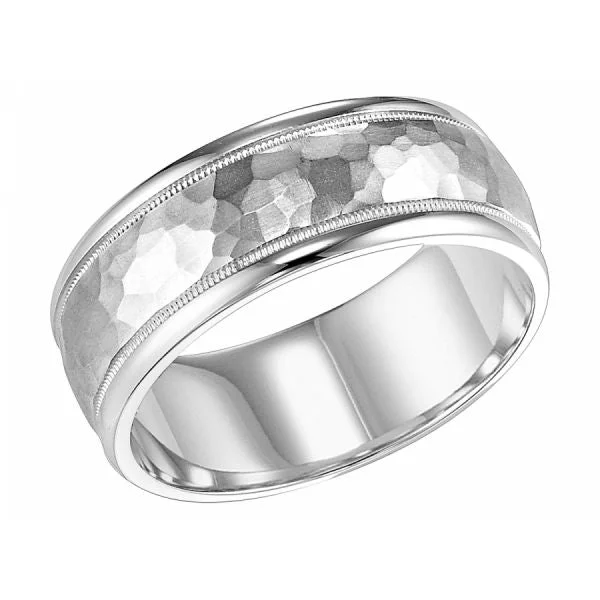 Seasonal Jewelry Deals – Elevate Your Style 8MM Hammered Wedding Band