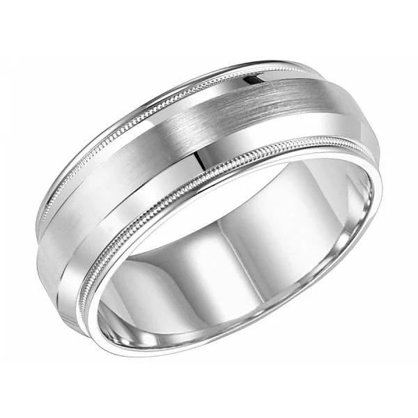 Breathtaking Jewelry, Breathtaking Prices 8MM Beveled Wedding Band
