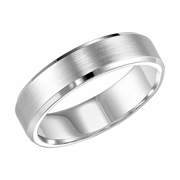 Huge Savings On Timeless Jewelry Collections Bevel Edge Brushed Wedding Band