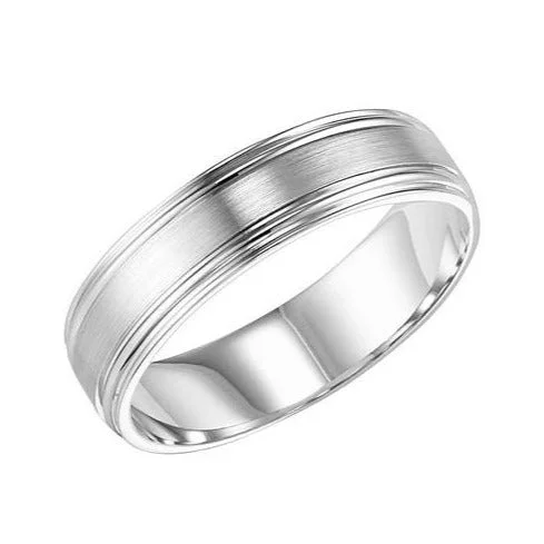 Shop Signature Jewelry Styles At Exclusive Prices 6MM Satin Finish Carved Wedding Band