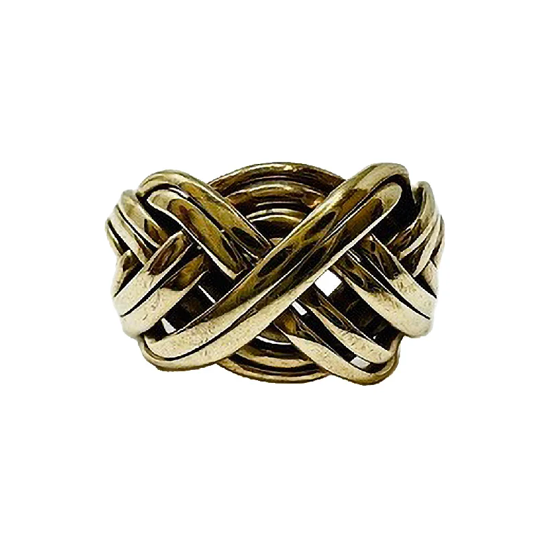 Exclusive Jewelry Sale – Grab Timeless Pieces Now 14K Gold Woven Ring