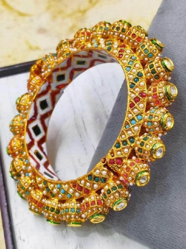 Final Call For Exquisite Jewelry At Reduced Rates Adjustable Pearl Work Traditional Bangle Final Call For Exquisite Jewelry At Reduced Rates Adjustable Pearl Work Traditional Bangle