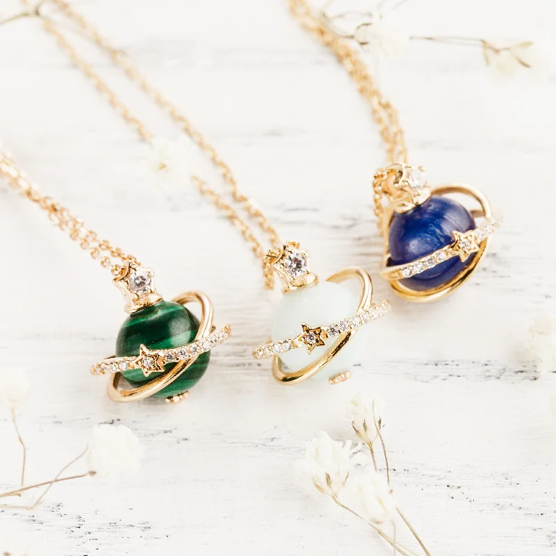 Classic And Modern Jewelry Styles On Sale Celestial Gemstone Necklace