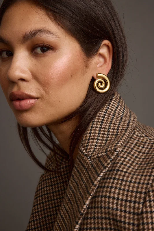 Exclusive Gemstone Jewelry Markdowns – Shop Now Celine Gold Spiral Earrings