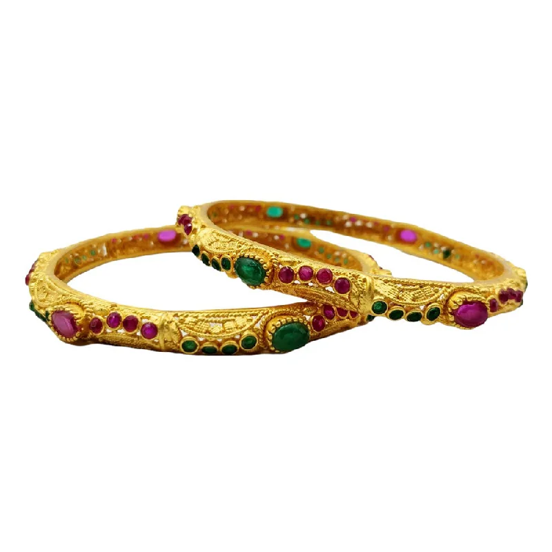 Trending Jewelry Now Available At Exclusive Prices Choice Gold Plated Pota Stone Bangles Set Trending Jewelry Now Available At Exclusive Prices Choice Gold Plated Pota Stone Bangles Set