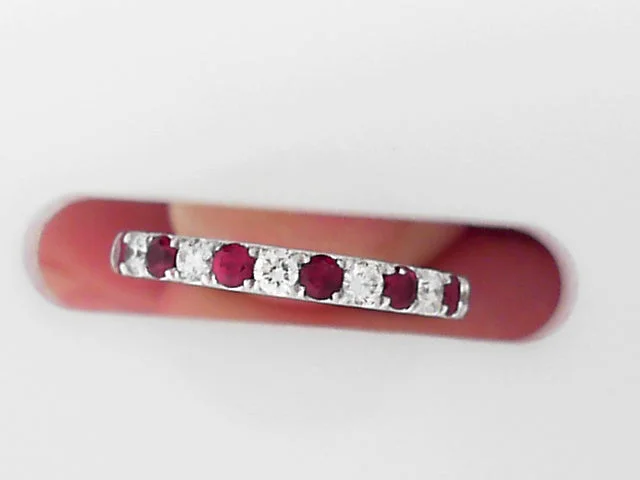 Grab Stylish Jewelry Before The Sale Ends Colored Stone Wedding Bands/Stackable