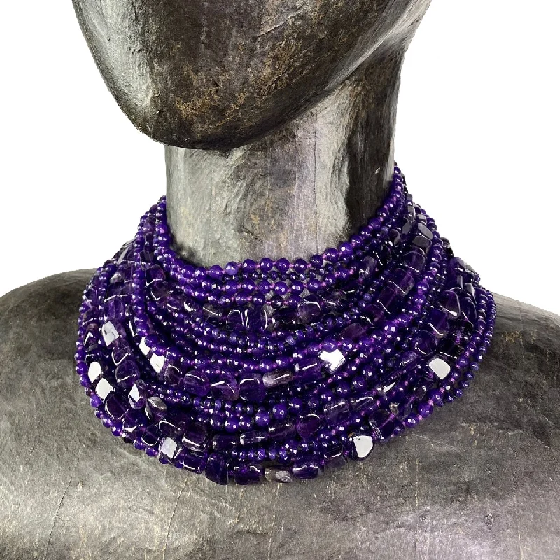 Grab Your Favorite Jewelry At The Lowest Prices AMETHYST CHOKER