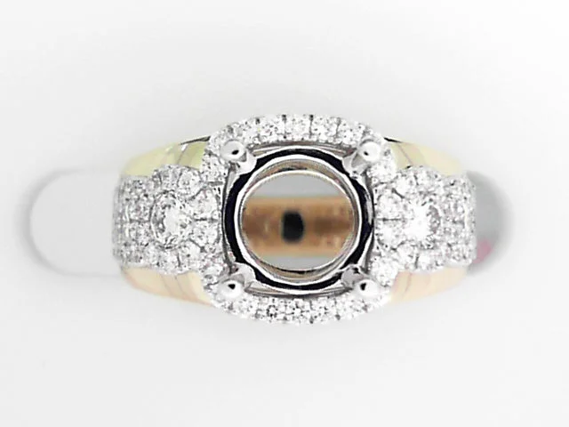 Handcrafted Jewelry Sale – Unique Designs At Low Prices Diamond Semi-Mount Ring