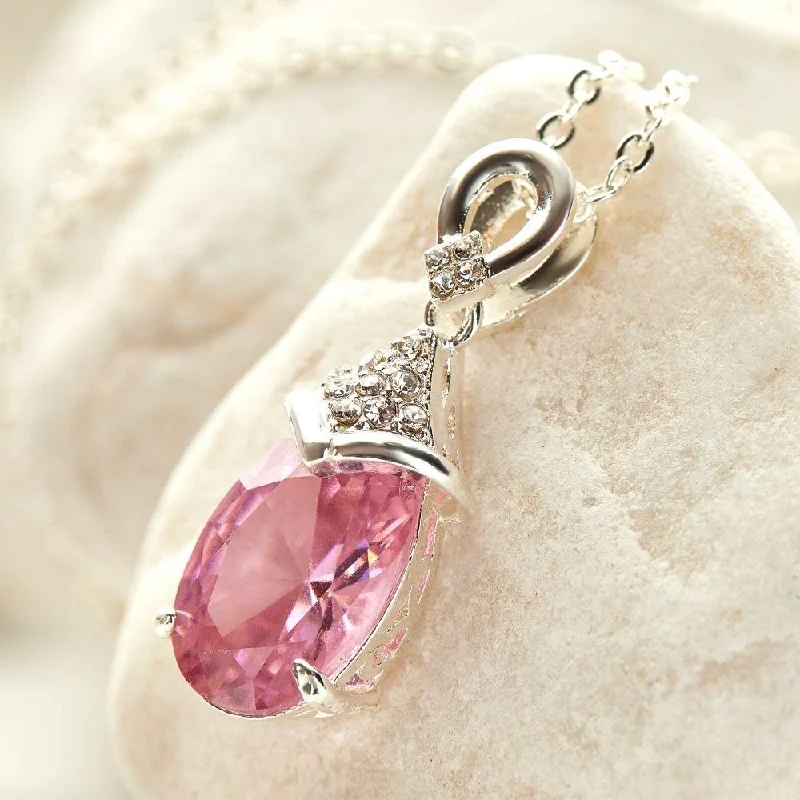 Premium Diamond Jewelry For Unforgettable Moments Aquamarine Drop Necklace