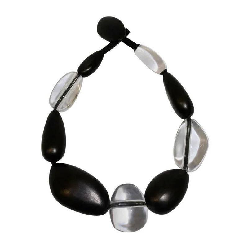 Limited-Stock Jewelry Sale – Once It's Gone, It's Gone EBONY & ACRYLIC NECKLACE