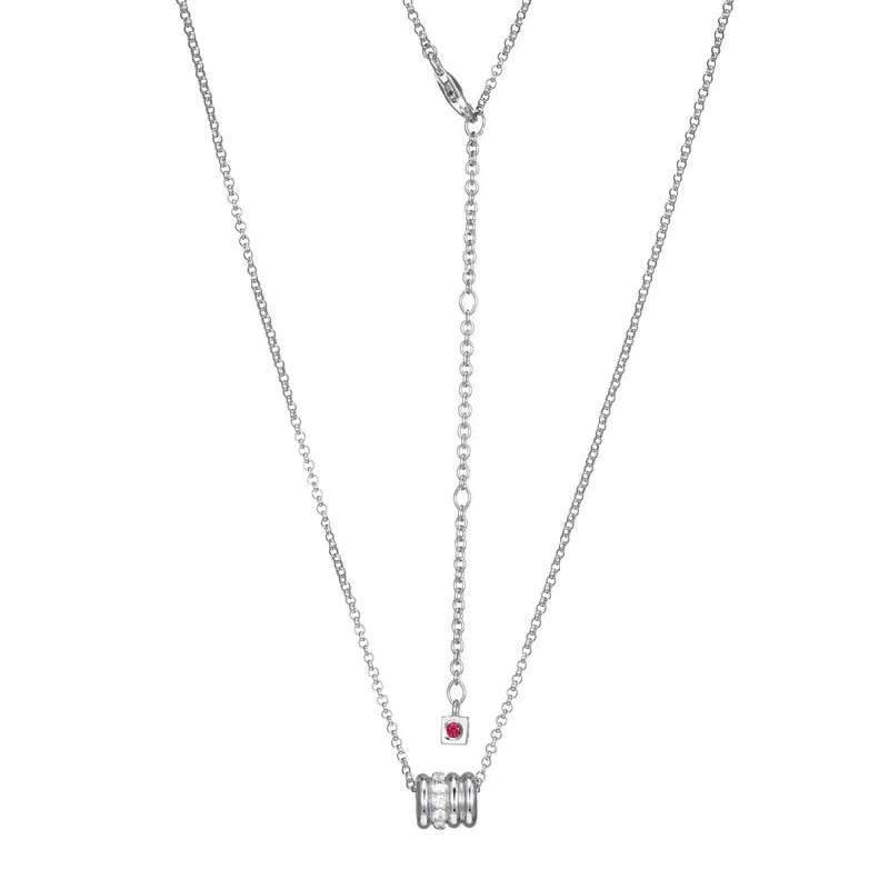 Your Dream Jewelry At Dream Prices – Shop Now Elle Silver Rondel Pendant Necklace