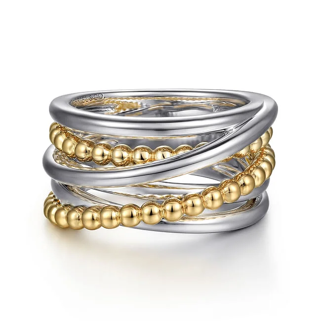 Limited-Time Jewelry Discounts – Shine Without The Splurge Gabriel & Co. Silver and Yellow gold Criss-Cross Ring Limited-Time Jewelry Discounts – Shine Without The Splurge Gabriel & Co. Silver and Yellow gold Criss-Cross Ring