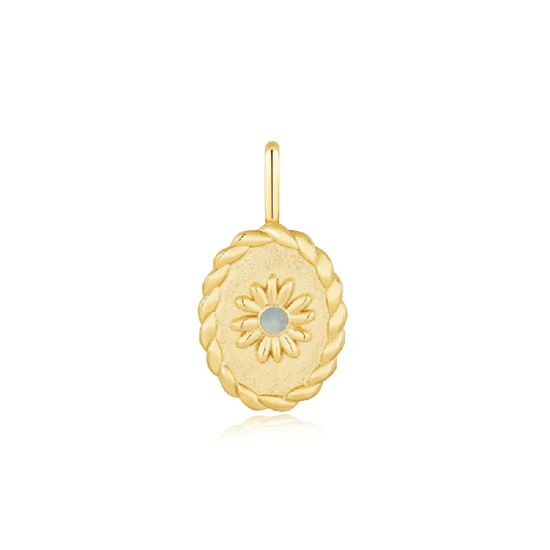 Don't Miss Out On Bestselling Jewelry At Special Prices Gold Oval Amazonite Flower Charm Don't Miss Out On Bestselling Jewelry At Special Prices Gold Oval Amazonite Flower Charm