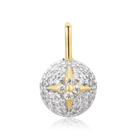 Buy More, Save More On Stunning Jewelry Pieces Gold Pavé Star Sphere Charm