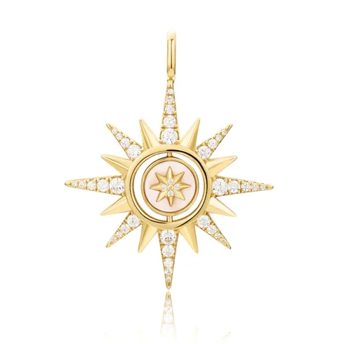 Handmade Pearl Jewelry For Timeless Elegance Gold Supernova Charm