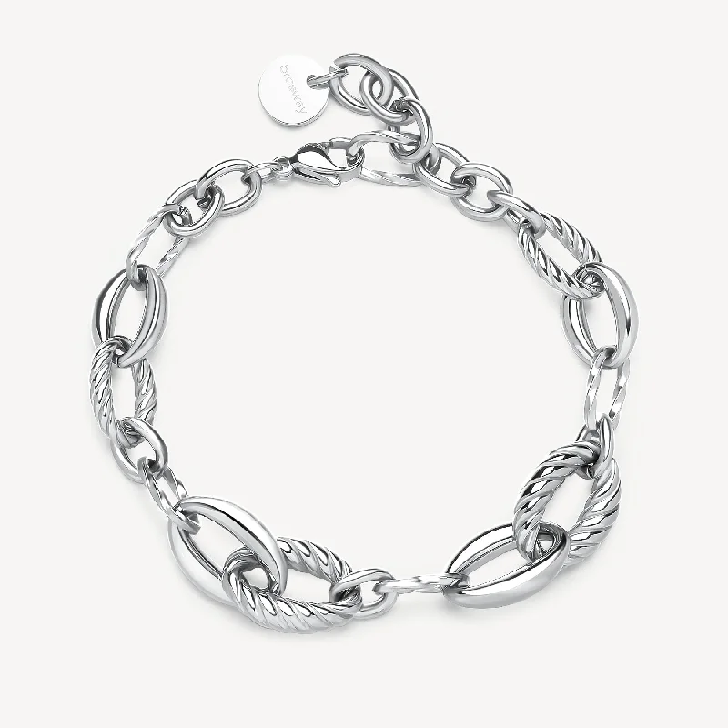 Eco-Friendly Sustainable Jewelry For Conscious Buyers Graduated Ring Bracelet in Stainless Steel