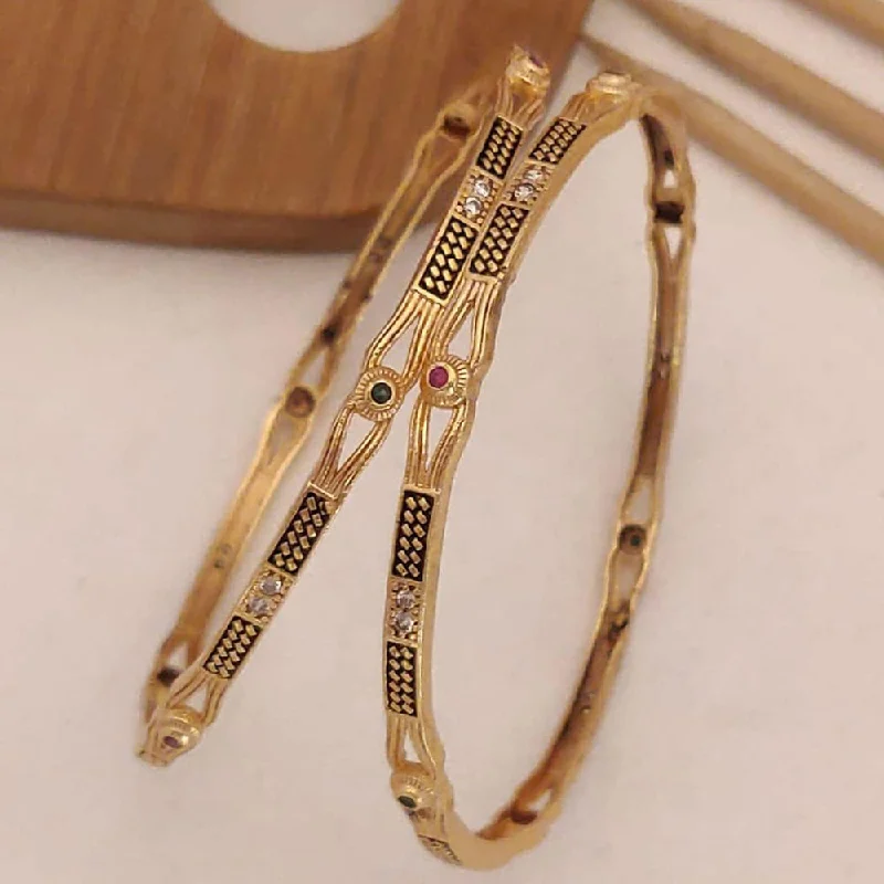 Huge Savings On Premium Jewelry Styles H K Fashion Gold Plated Bangle Set