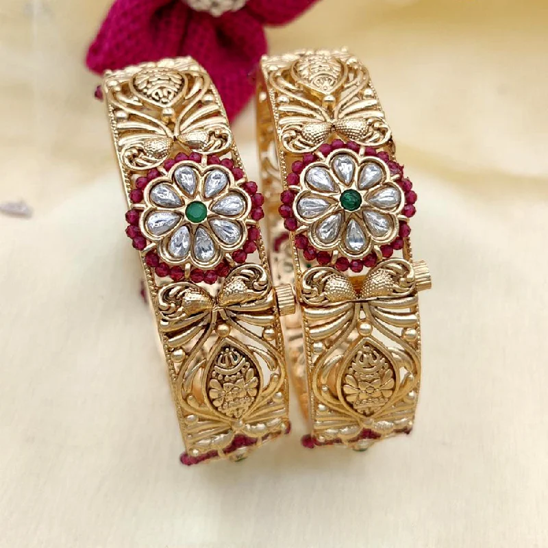 Discounted Luxury Jewelry – Shine Without The Splurge Jewel Addiction Copper Rajwadi Finish Openable Bangles Set Discounted Luxury Jewelry – Shine Without The Splurge Jewel Addiction Copper Rajwadi Finish Openable Bangles Set