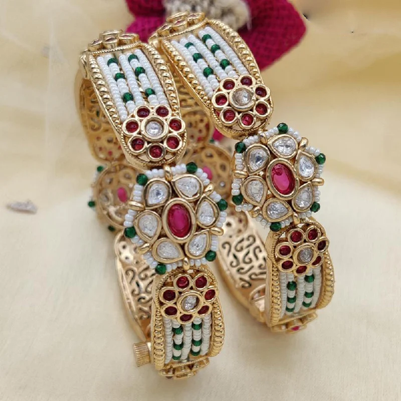 Adjustable Charm Bracelets For A Perfect Fit Jewel Addiction Copper Rajwadi Finish Openable Bangles Set Adjustable Charm Bracelets For A Perfect Fit Jewel Addiction Copper Rajwadi Finish Openable Bangles Set