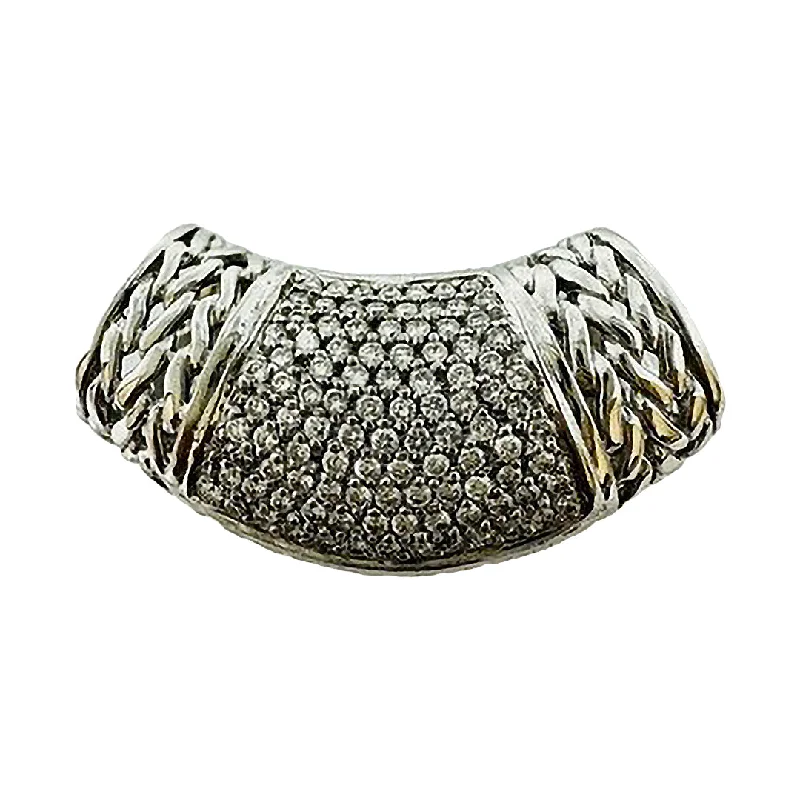 Don't Miss Out On Jaw-Dropping Jewelry Discounts John Hardy Sterling Silver and Diamond Slider Pendant Don't Miss Out On Jaw-Dropping Jewelry Discounts John Hardy Sterling Silver and Diamond Slider Pendant