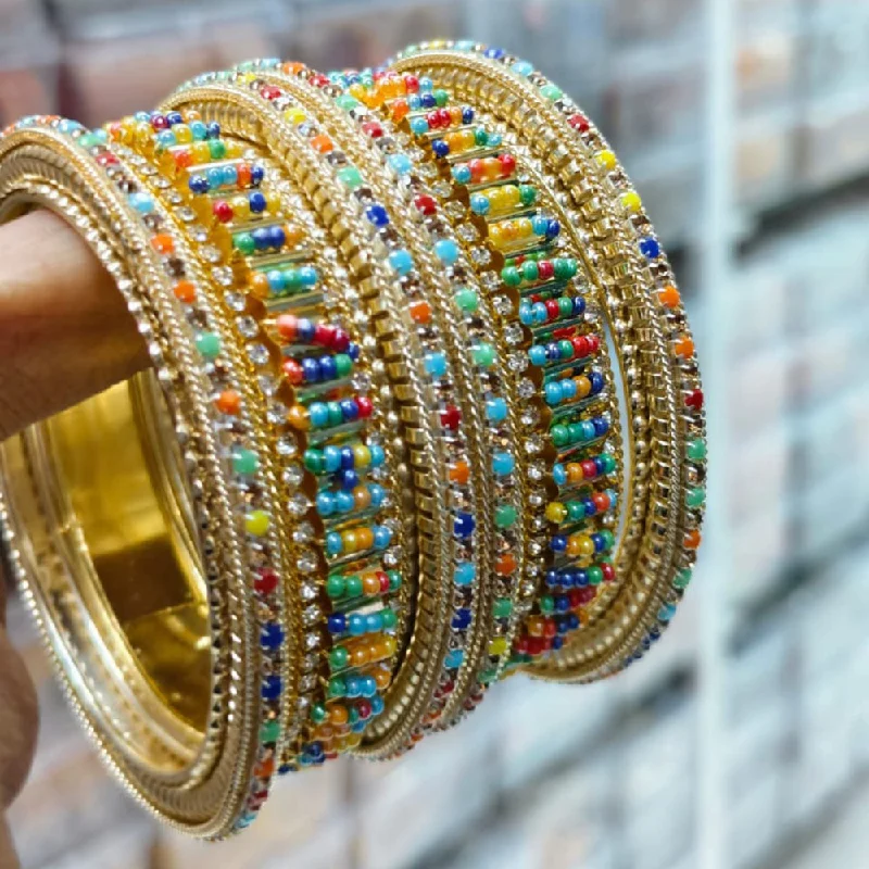 Exclusive Jewelry Bundles At Discounted Prices Kavita Art Gold Plated Austrian Stone And Pearls Bangles Set Exclusive Jewelry Bundles At Discounted Prices Kavita Art Gold Plated Austrian Stone And Pearls Bangles Set