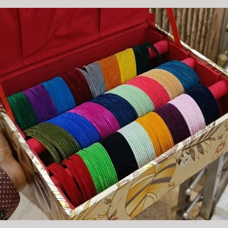 Seasonal Jewelry Sale – Upgrade Your Style Today Kavita Art Velvet Bangles Set