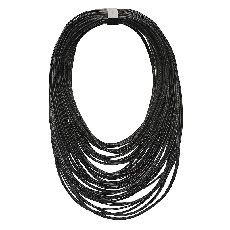 Trending Jewelry Now At Unbeatable Prices LONG LEATHER STRAND NECKLACE