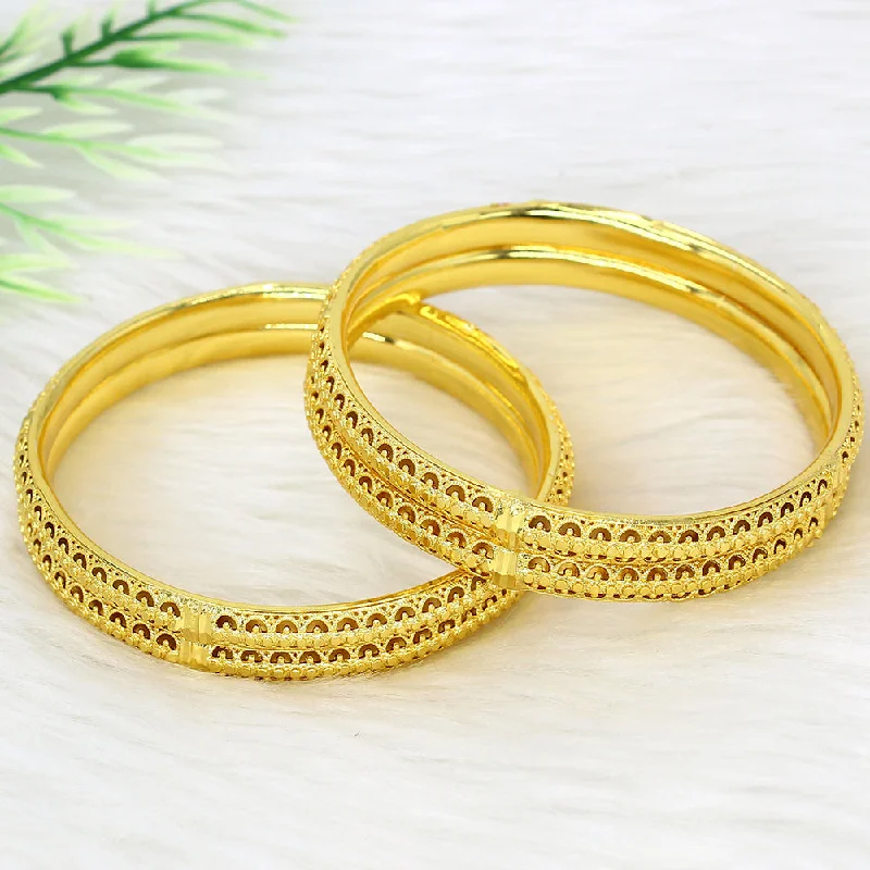 Upgrade Your Jewelry Collection For Less Mahavir Dye Gold Plating Bangles Set