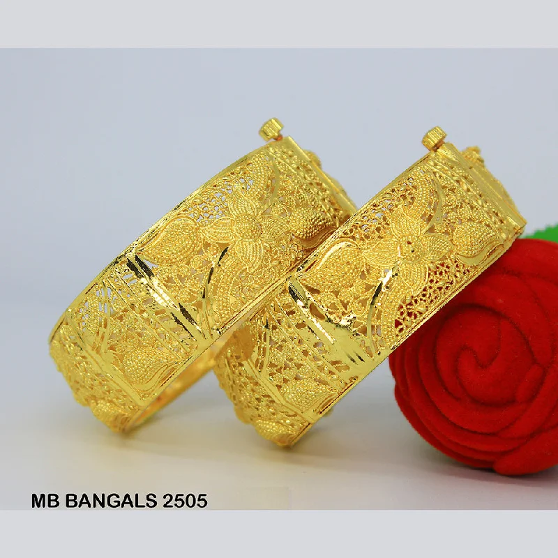 Elegant Jewelry, Exclusive Prices – Shop Now Mahavir Forming Gold Plated Bangle Set - MB BANGALS 2505 Elegant Jewelry, Exclusive Prices – Shop Now Mahavir Forming Gold Plated Bangle Set - MB BANGALS 2505