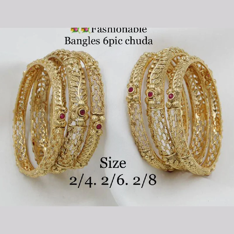 High-End Sparkle, Low-End Prices – Jewelry Sale Live Manisha Jewellery Gold Plated Bangle Set High-End Sparkle, Low-End Prices – Jewelry Sale Live Manisha Jewellery Gold Plated Bangle Set