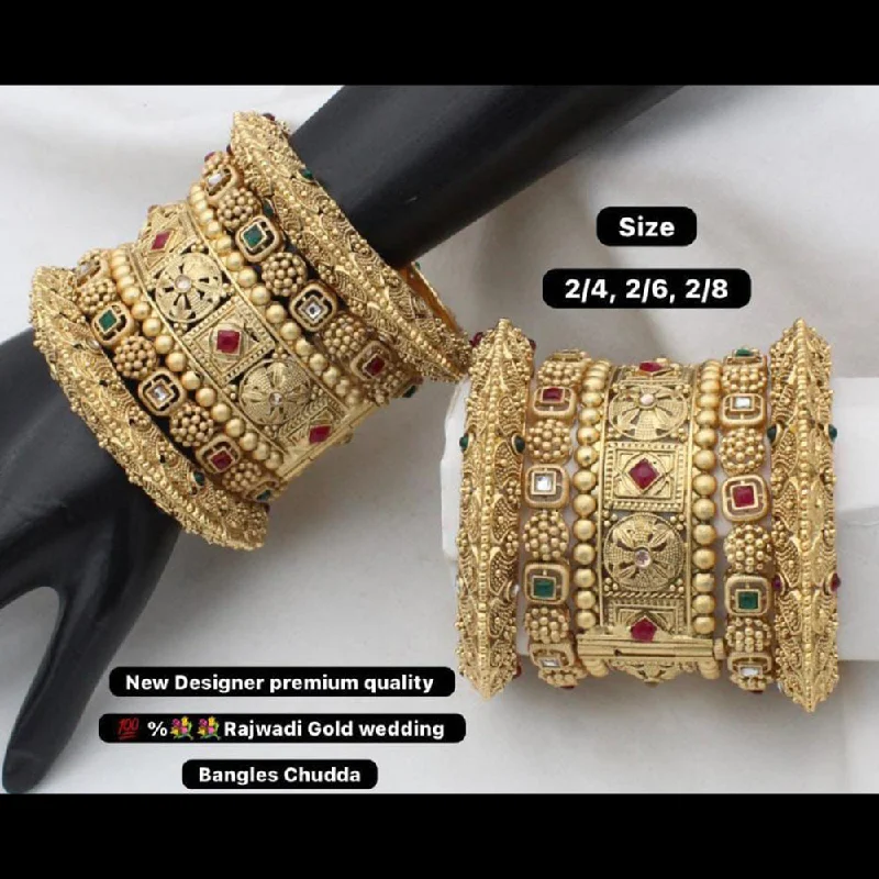 Elegant Jewelry At Unbeatable Offers – Shop Before It's Gone Manisha Jewellery Gold Plated Bangles Set Elegant Jewelry At Unbeatable Offers – Shop Before It's Gone Manisha Jewellery Gold Plated Bangles Set